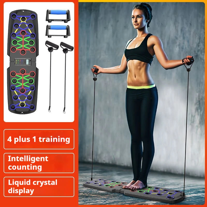 Foldable Push Up Board – Chest, Abs & Core Training | Portable Home Gym Fitness Equipment