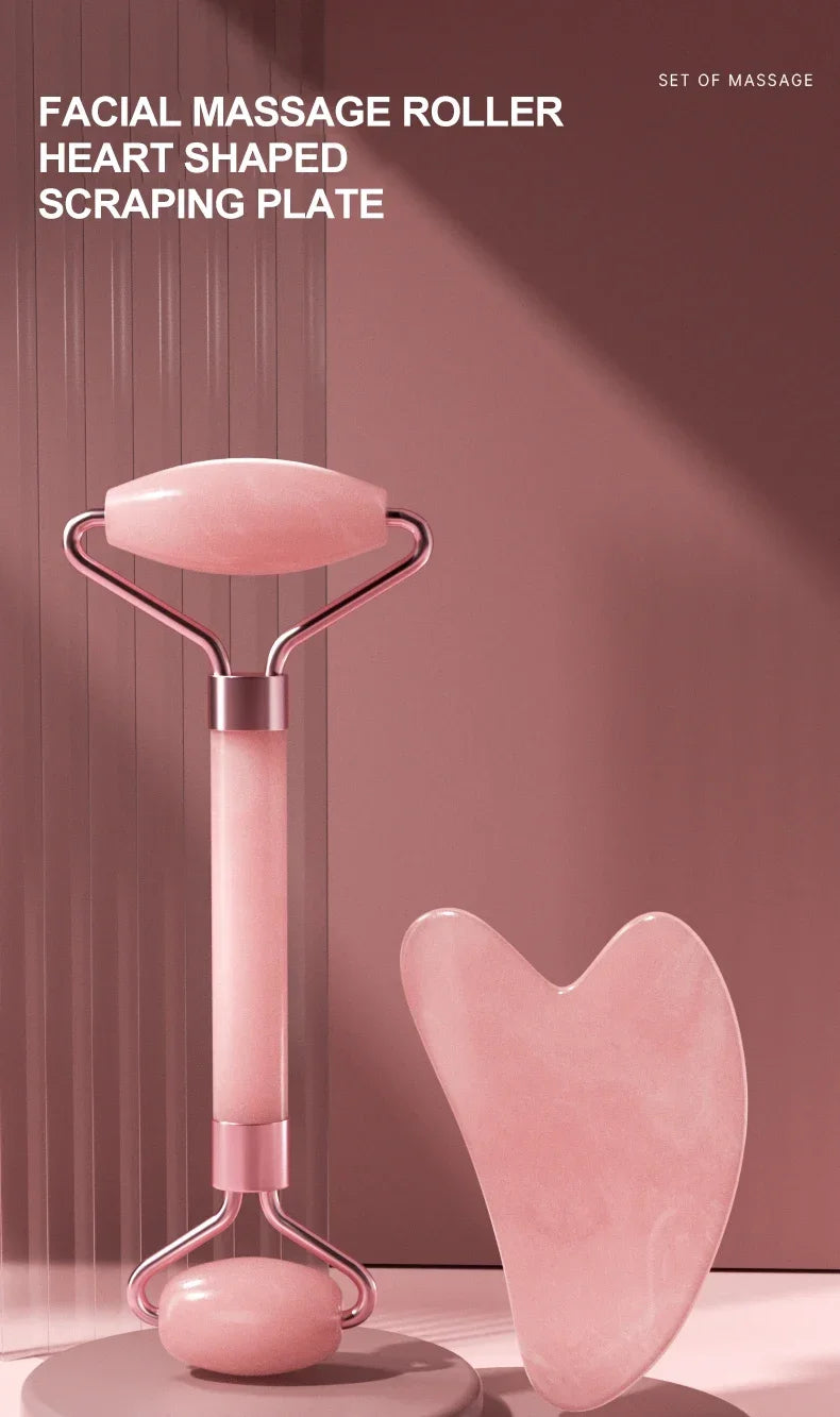 Resin Facial Massage Roller for Face, Neck & Eyes – Skincare Scraping Tool for Muscle Relaxation & Beauty Care