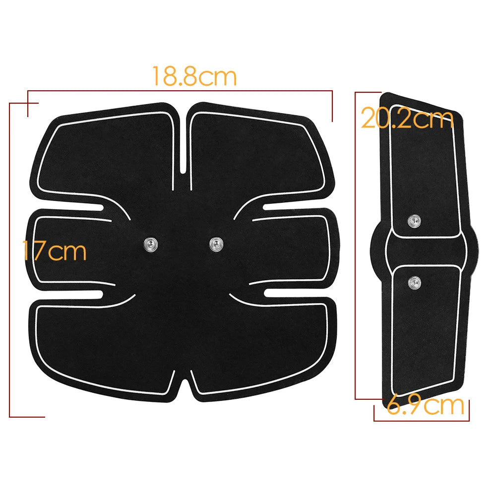 EMS Muscle Stimulator – Abdominal, Hip & Arm Trainer for Fat Burning, Toning & Fitness Massage