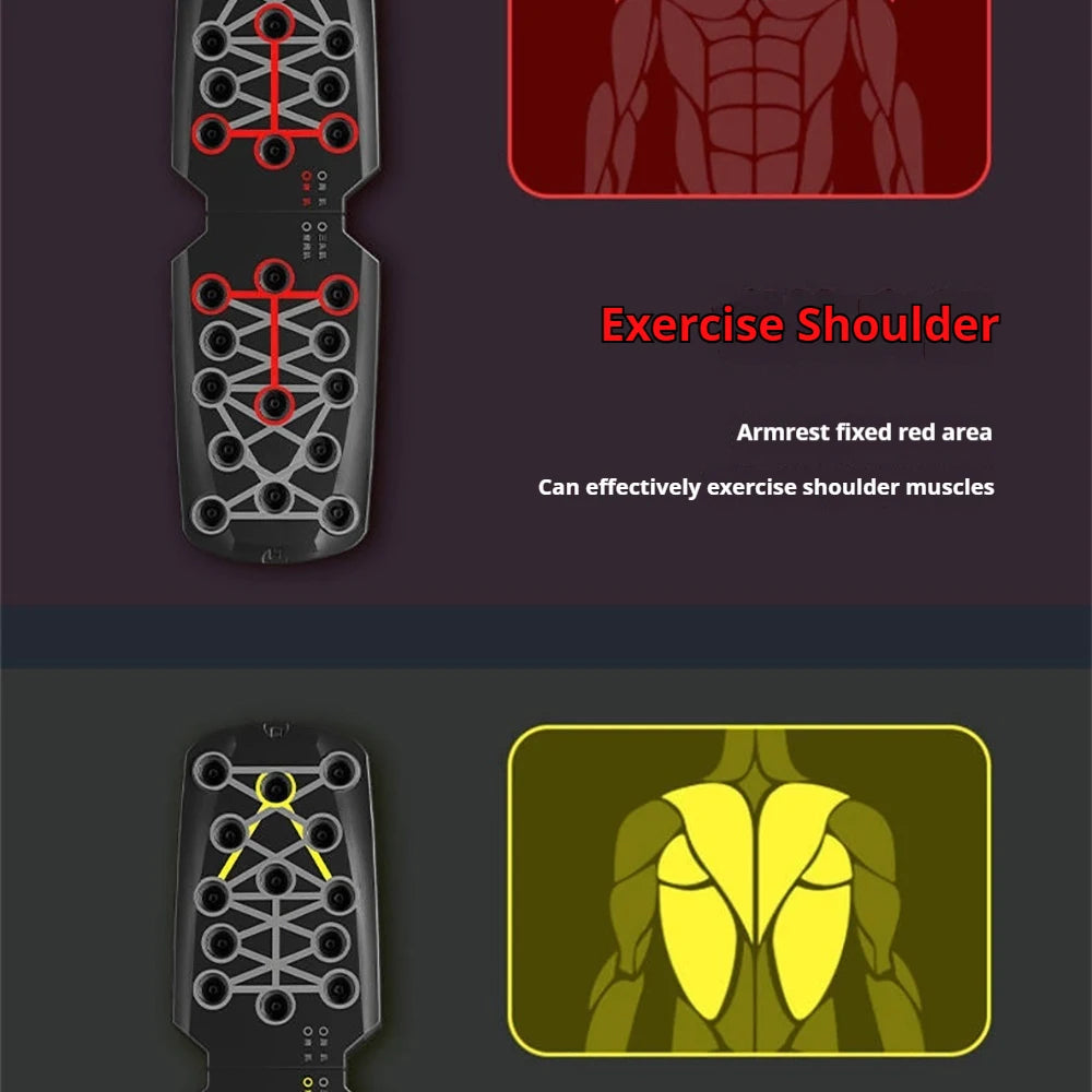 Foldable Push Up Board – Chest, Abs & Core Training | Portable Home Gym Fitness Equipment