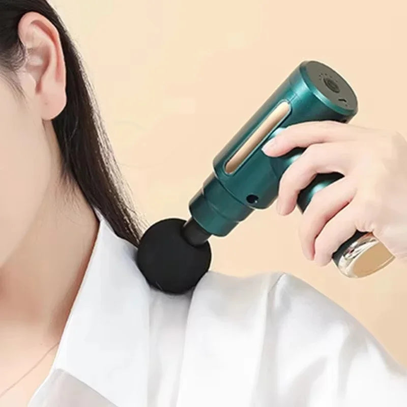 Portable Mini Fascia Massage Gun – Deep Tissue Massager with Adjustable Speed for Full Body Relief
