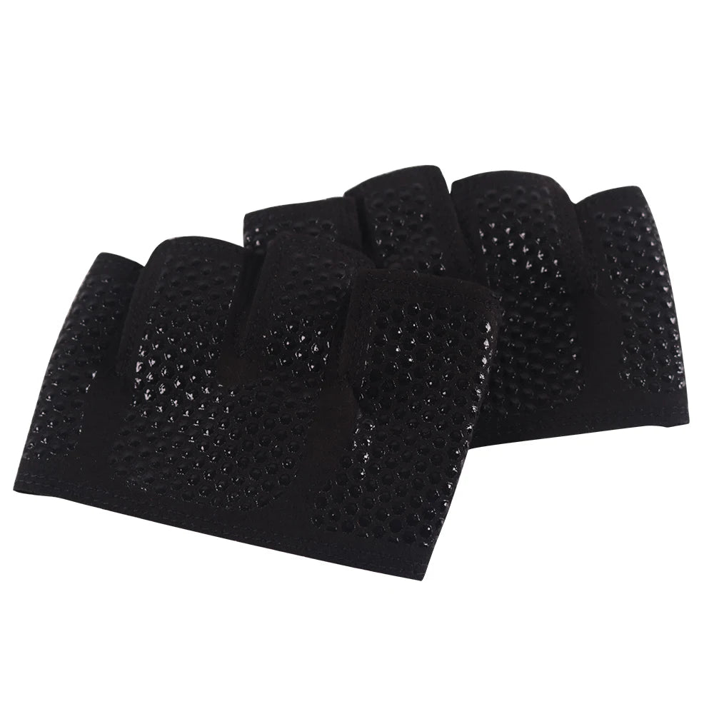 Half Finger Gym Gloves for Men & Women – Anti-Slip Silicone Workout Gloves for Weight Lifting, Pull-Ups & Hand Protection