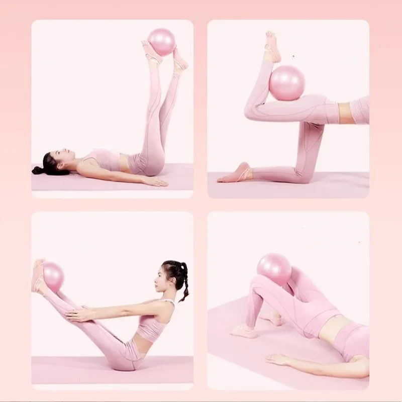 25cm Mini Yoga & Pilates Ball for Women – Anti-Burst Fitness Ball for Legs, Hips, and Core Sculpting