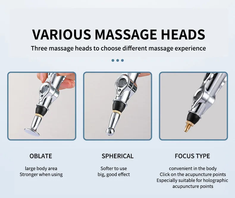 Electronic Acupuncture Pen – Meridian Energy Massage Point Stimulator for Pain Relief & Muscle Therapy