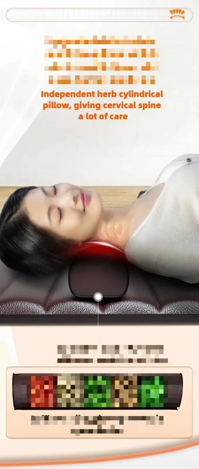 Electric Full Body Massage Mattress with Heat, Airbags, Kneading & Vibration for Full Relaxation