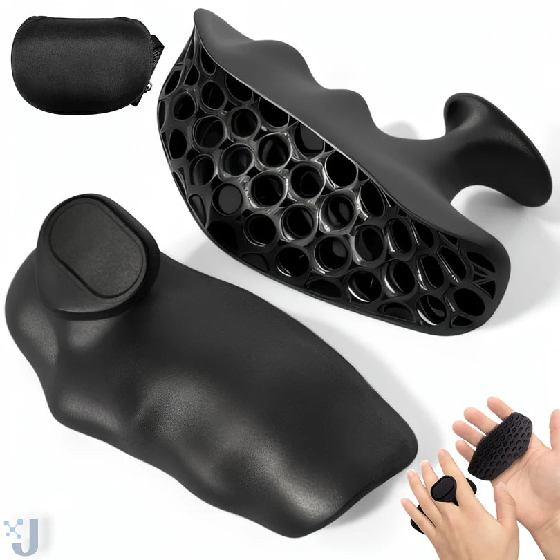 Finger Strength Trainer – Grip & Hand Exerciser for Fitness, Gymnastics, and Cross Training | Palm Grip Handle with Optional Carry Bag