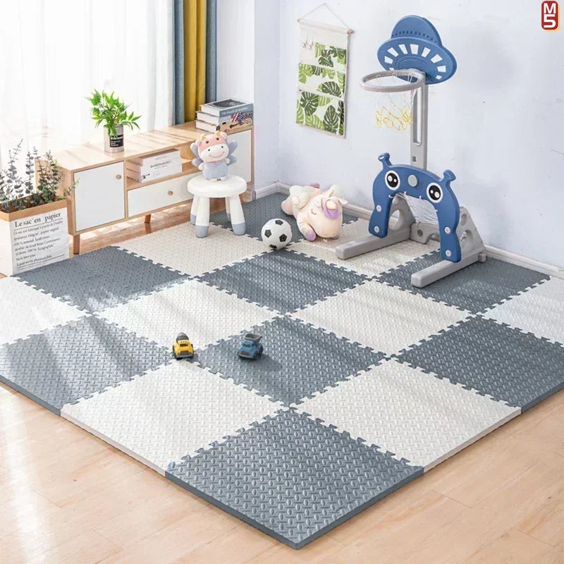 EVA Foam Massage Puzzle Mat – Interlocking Non-Slip Gym Floor Tiles for Home Workout & Acupressure Relief