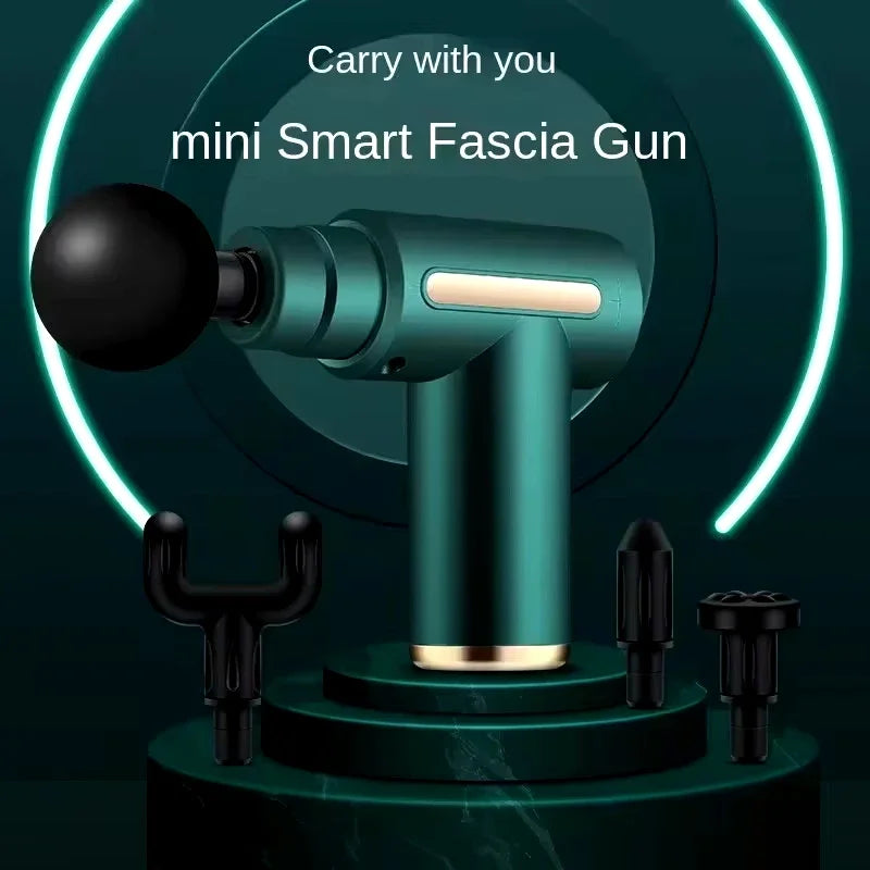 Portable Mini Fascia Massage Gun – Deep Tissue Massager with Adjustable Speed for Full Body Relief