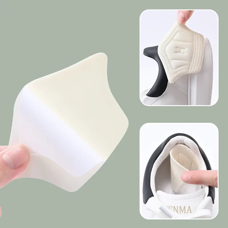 3 Pairs Heel Pads for Shoes – Anti-Wear Insole Patches, Adjustable Back Cushions for Foot Pain & Fit Support