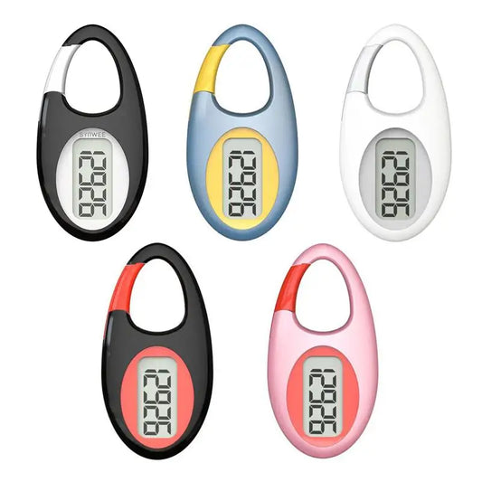 FITCENT 3D Pedometer for Walking – Step Counter with Large Display for Men, Women, Seniors & Kids