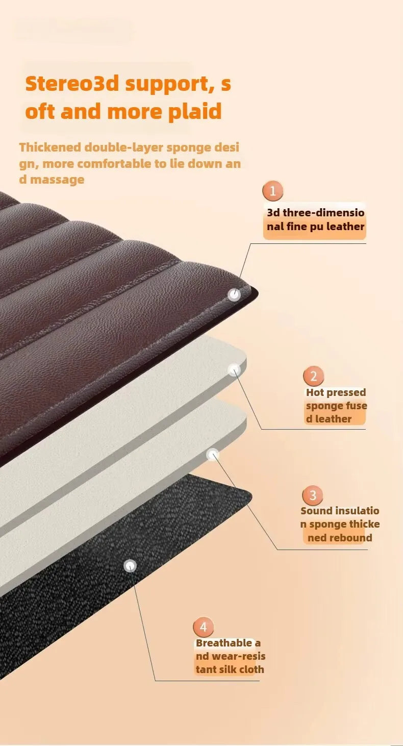 Electric Full Body Massage Mattress with Heat, Airbags, Kneading & Vibration for Full Relaxation