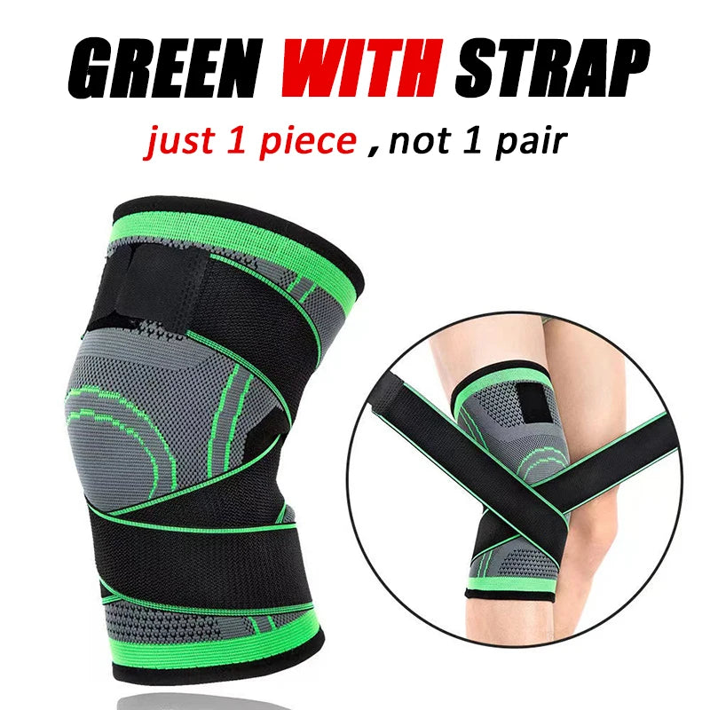 Adjustable Knee Support Brace – Patella Stabilizer for Pain Relief, Running, Hiking, Basketball & Sports