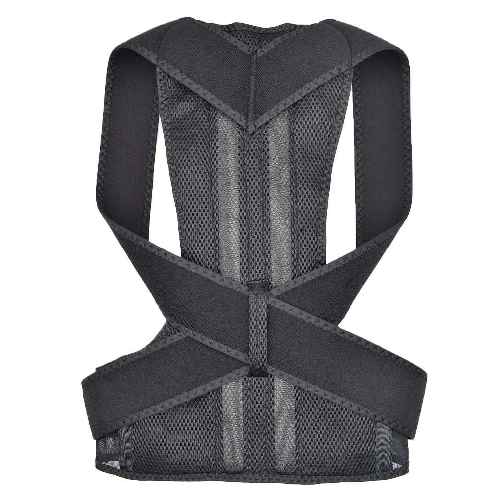 Back Brace Posture Corrector for Men & Women – Adjustable Lumbar & Shoulder Support Belt for Scoliosis Relief