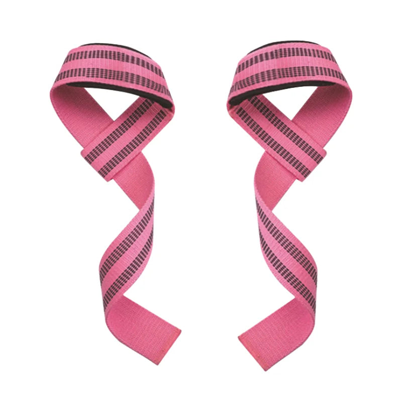 2Pcs Booster Grip Belts – Non-Slip Silicone Deadlift & Pull-Up Straps for Gym, Dumbbell, and Workout Support