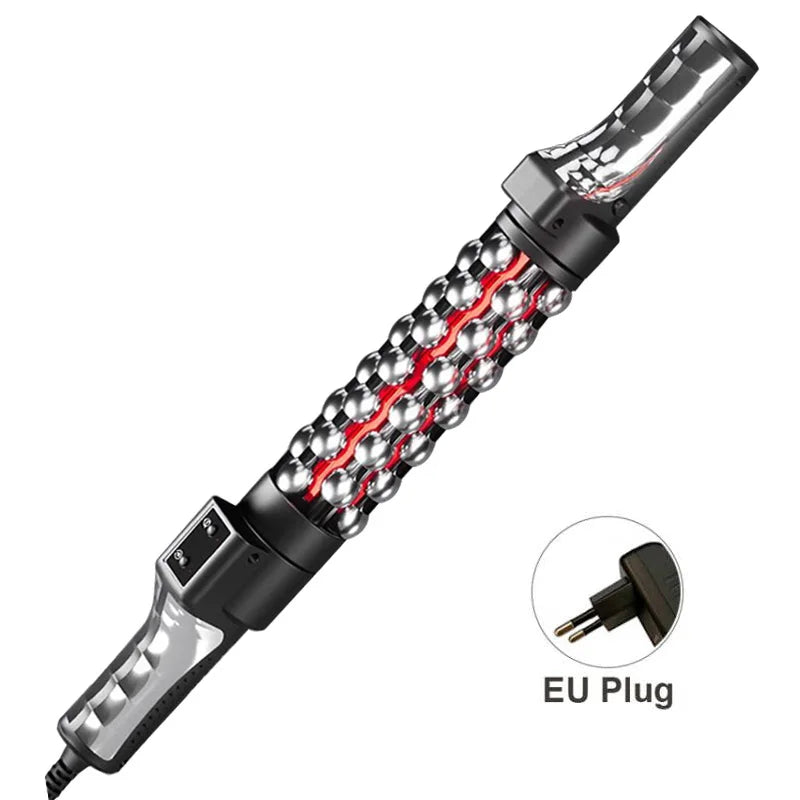 Heated Massage Roller with Red Light – Electric Rotating Massager for Weight Loss, Muscle Relief & Anti-Cellulite