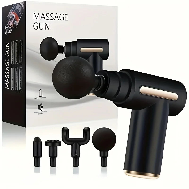 Fascial Muscle Massage Gun – Handheld Deep Tissue Percussion Massager for Back, Neck, Legs & Full Body Relief