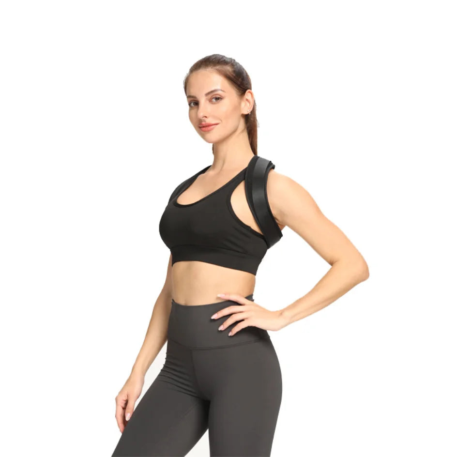 Adjustable Back & Shoulder Posture Corrector – Spine Alignment Brace for Upper Back, Neck & Clavicle Support at Home or Office