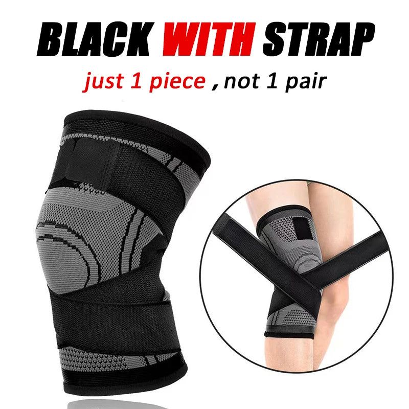 Adjustable Knee Support Brace – Patella Stabilizer for Pain Relief, Running, Hiking, Basketball & Sports