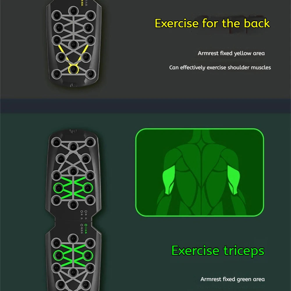 Foldable Push Up Board – Chest, Abs & Core Training | Portable Home Gym Fitness Equipment