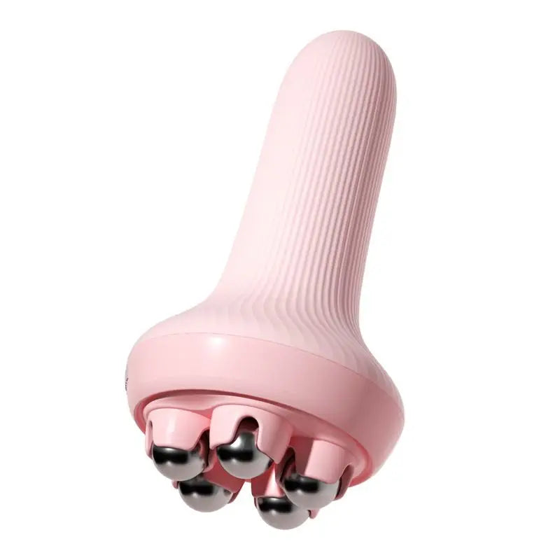 360° Steel Ball Handheld Massage Roller | Full-Body Muscle Relaxation Tool for Thigh, Shoulder & Back