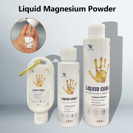 Liquid Chalk for Weight Lifting & Climbing – Anti-Slip Magnesium Grip Cream for Gym, Fitness & Sports (50/100/200ml)