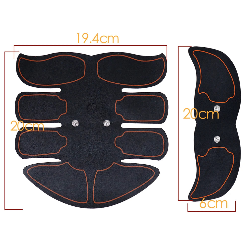 EMS Muscle Stimulator – Abdominal, Hip & Arm Trainer for Fat Burning, Toning & Fitness Massage
