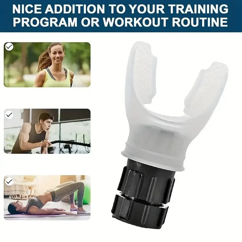 Breathing Exercise Device – Lung Fitness Trainer with Adjustable Resistance for Endurance & Respiratory Strength