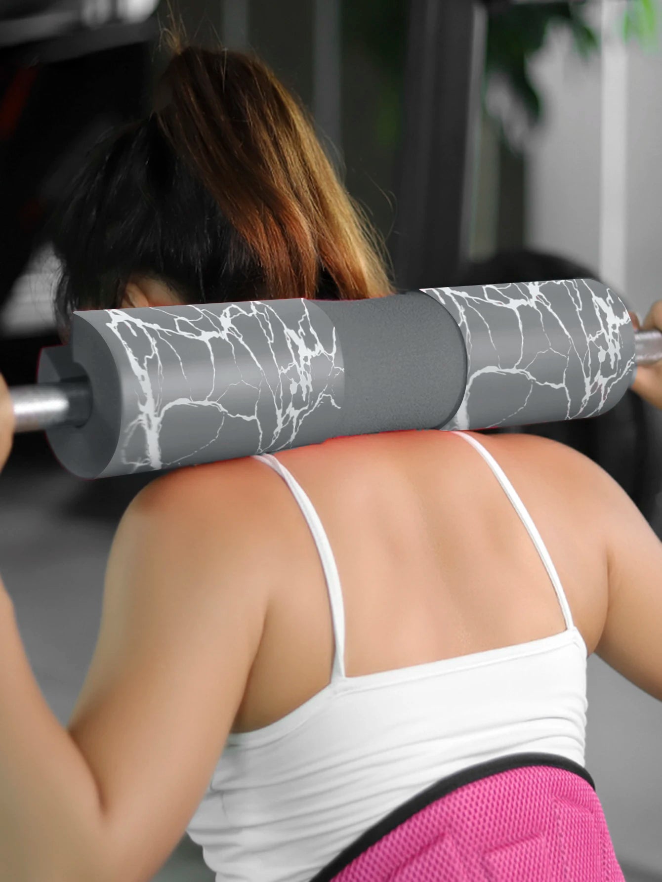 Barbell Pad for Squats & Hip Thrusts – High-Density Foam Sponge Cushion for Back, Lunge & Leg Workouts