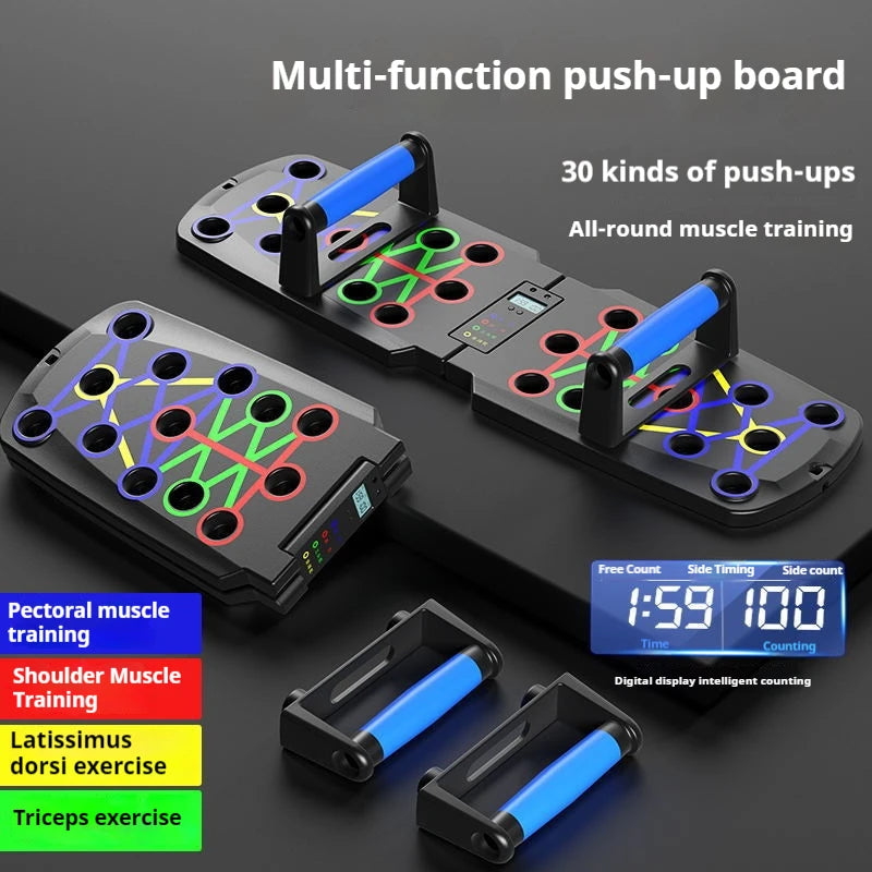Foldable Push Up Board – Chest, Abs & Core Training | Portable Home Gym Fitness Equipment