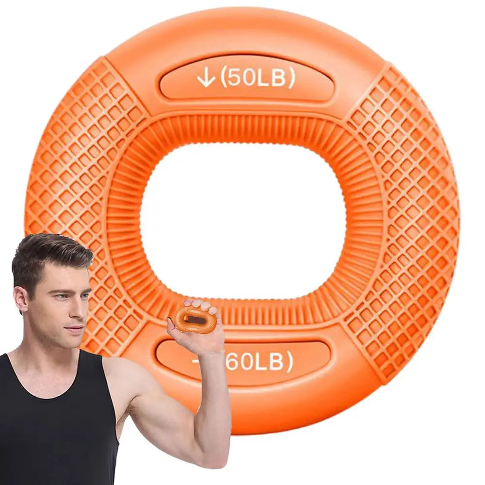 Silicone Finger Gripper Ring – Hand Muscle Strengthener & Wrist Trainer for Grip, Rehab, Carpal Expansion & Fitness Workouts