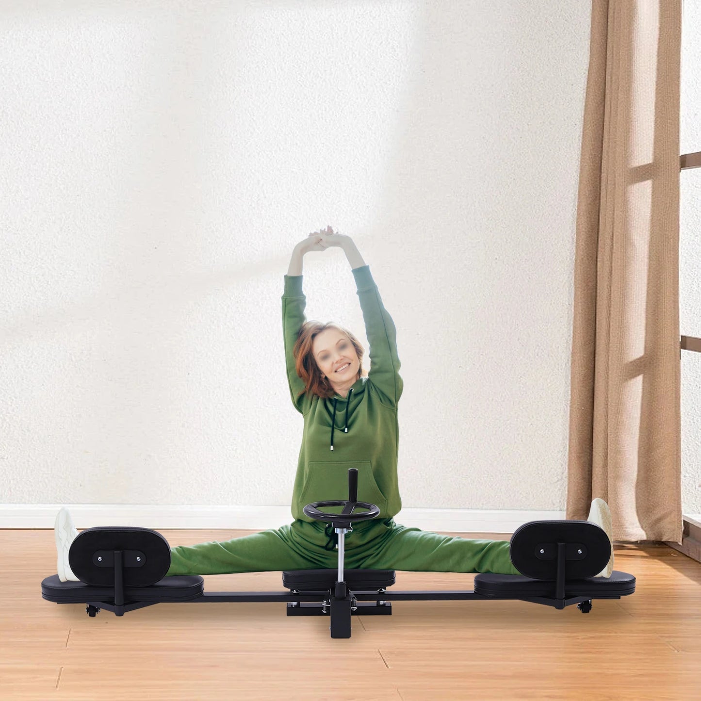 Heavy Duty Leg Stretcher Machine for Splits & Flexibility – Yoga, MMA, Gymnastics, Home Gym Training Equipment