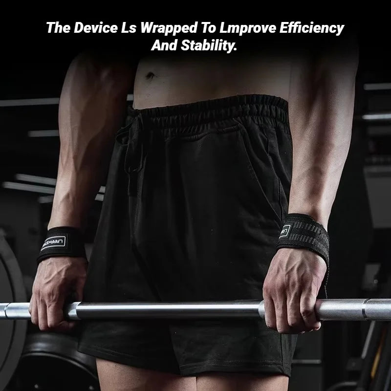 2Pcs Booster Grip Belts – Non-Slip Silicone Deadlift & Pull-Up Straps for Gym, Dumbbell, and Workout Support