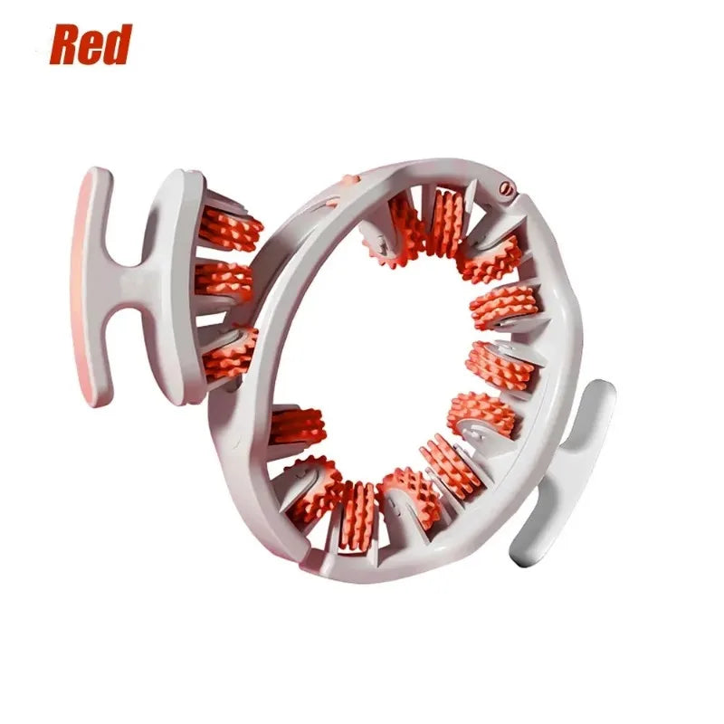 Round Massager Roller for Waist & Abdomen | Cellulite Leg Clip, Meridian Therapy & Stovepipe Slimming Tool