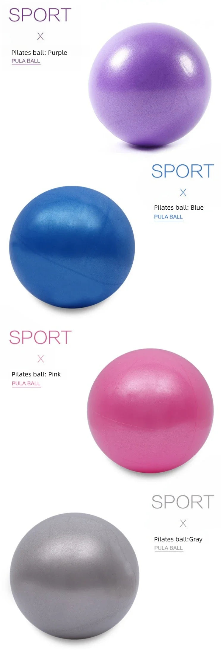 25CM Yoga Pilates Ball – Mini Fitness Balance Ball for Core Training, Therapy, Home Gym, and Physical Rehabilitation