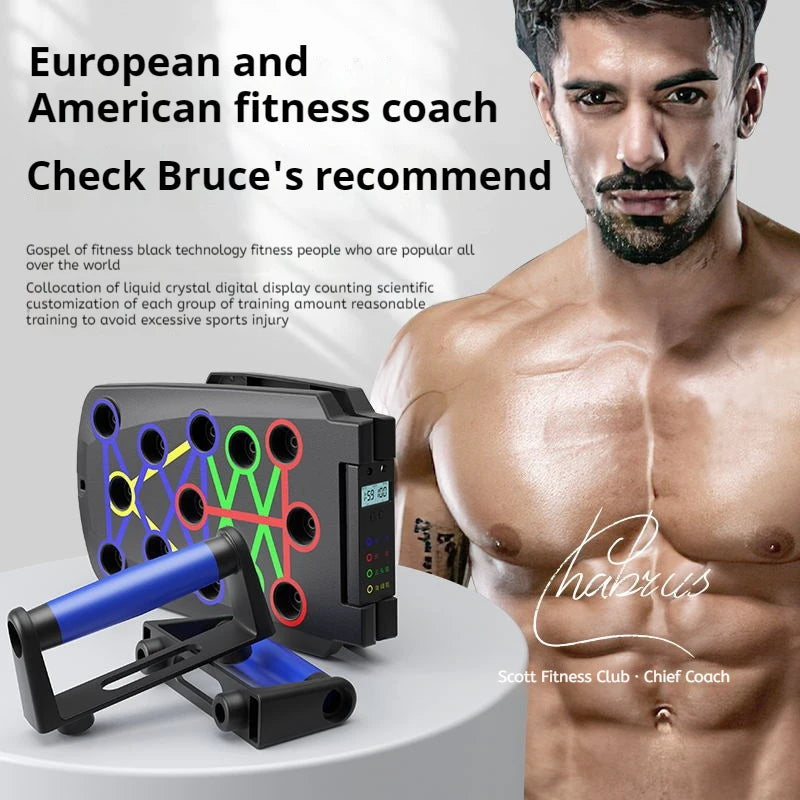 Foldable Push Up Board – Chest, Abs & Core Training | Portable Home Gym Fitness Equipment
