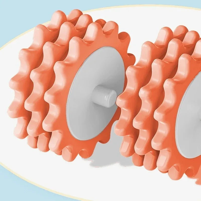 Round Massager Roller for Waist & Abdomen | Cellulite Leg Clip, Meridian Therapy & Stovepipe Slimming Tool