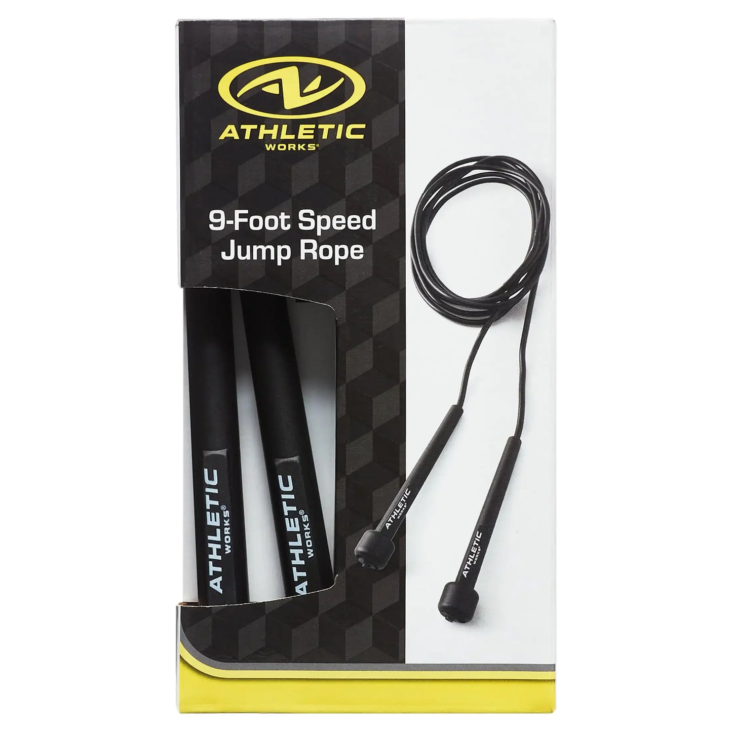 Speed Jump Rope – Lightweight Handles, 9-Foot Adjustable Cable, High-Speed Skipping Rope for Fitness