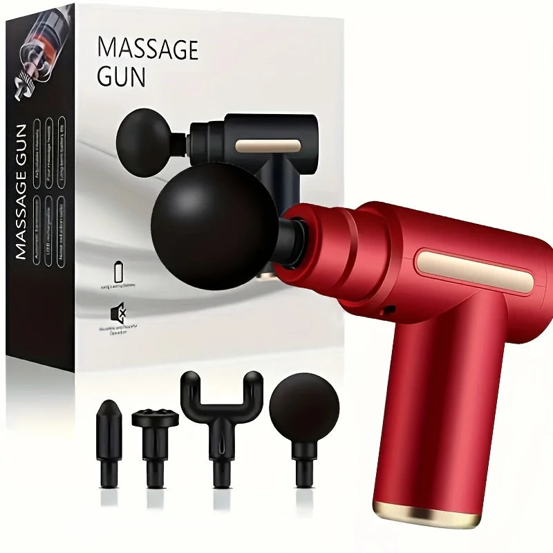 Fascial Muscle Massage Gun – Handheld Deep Tissue Percussion Massager for Back, Neck, Legs & Full Body Relief