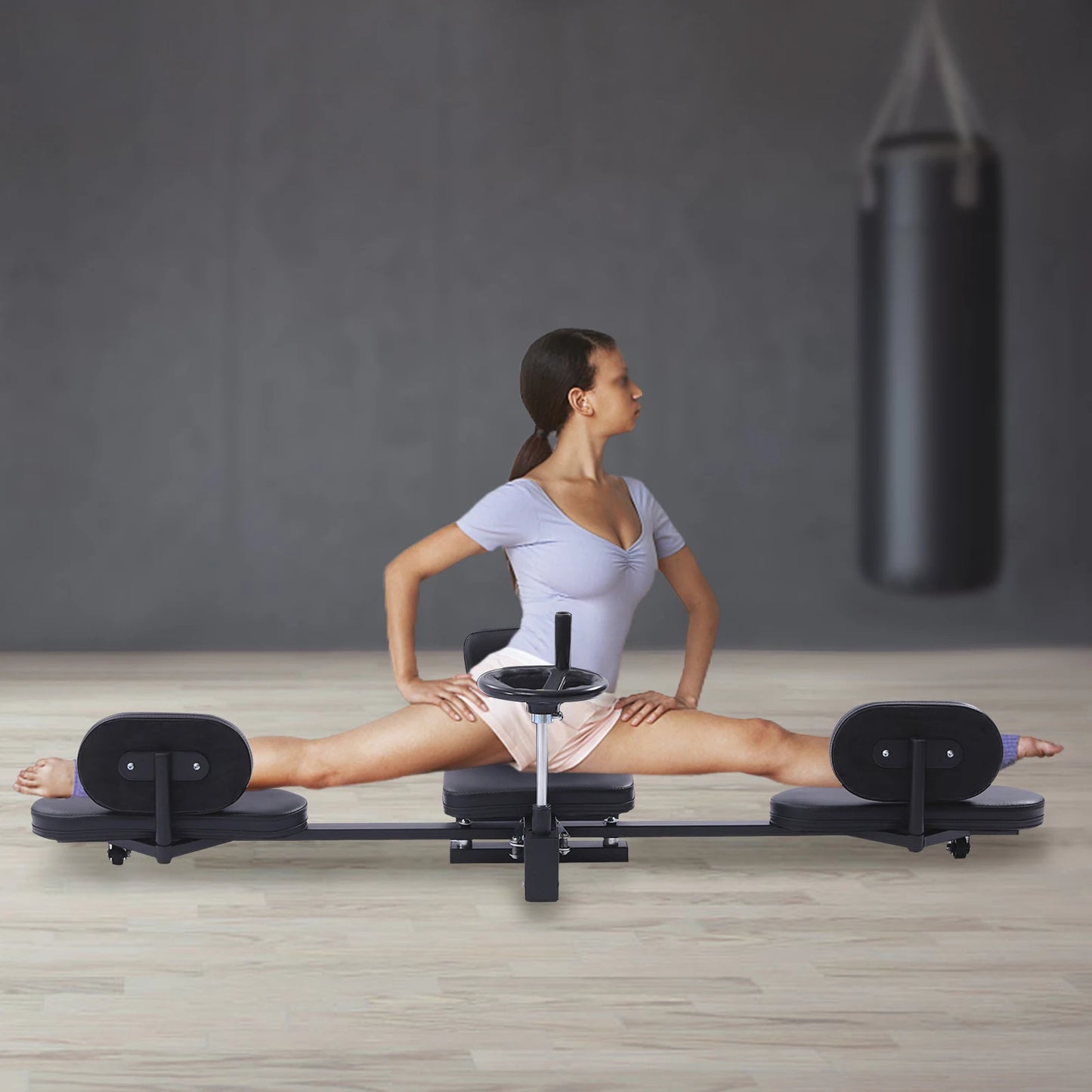 Heavy Duty Leg Stretcher Machine for Splits & Flexibility – Yoga, MMA, Gymnastics, Home Gym Training Equipment