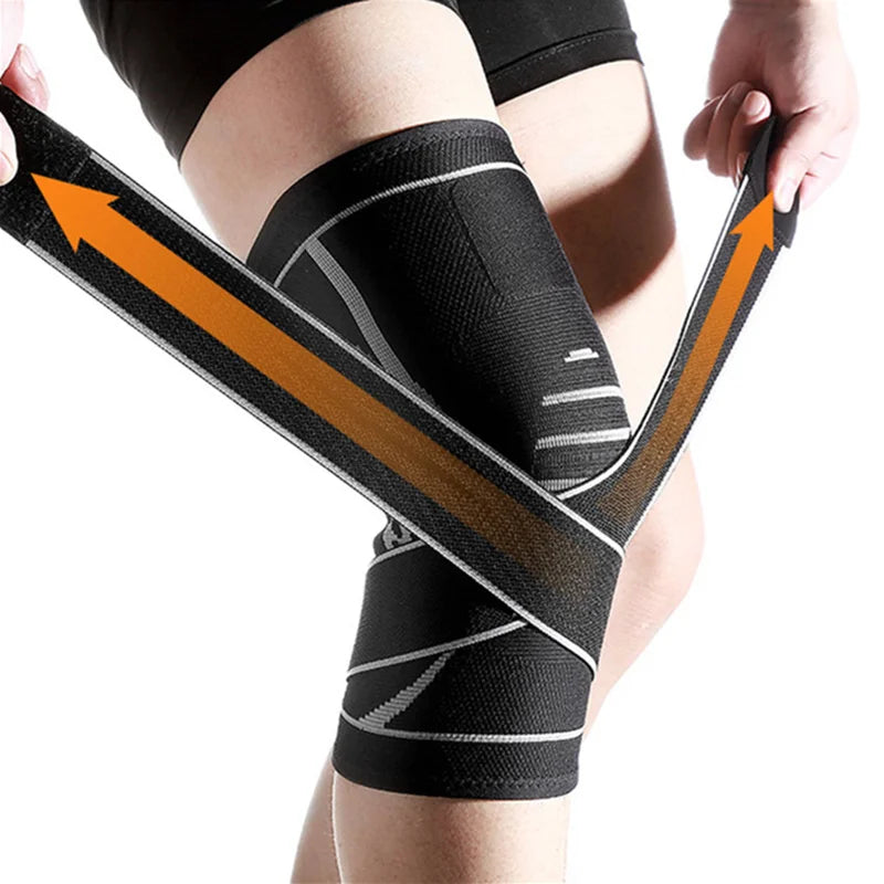Adjustable Knee Support Brace – Patella Stabilizer for Pain Relief, Running, Hiking, Basketball & Sports