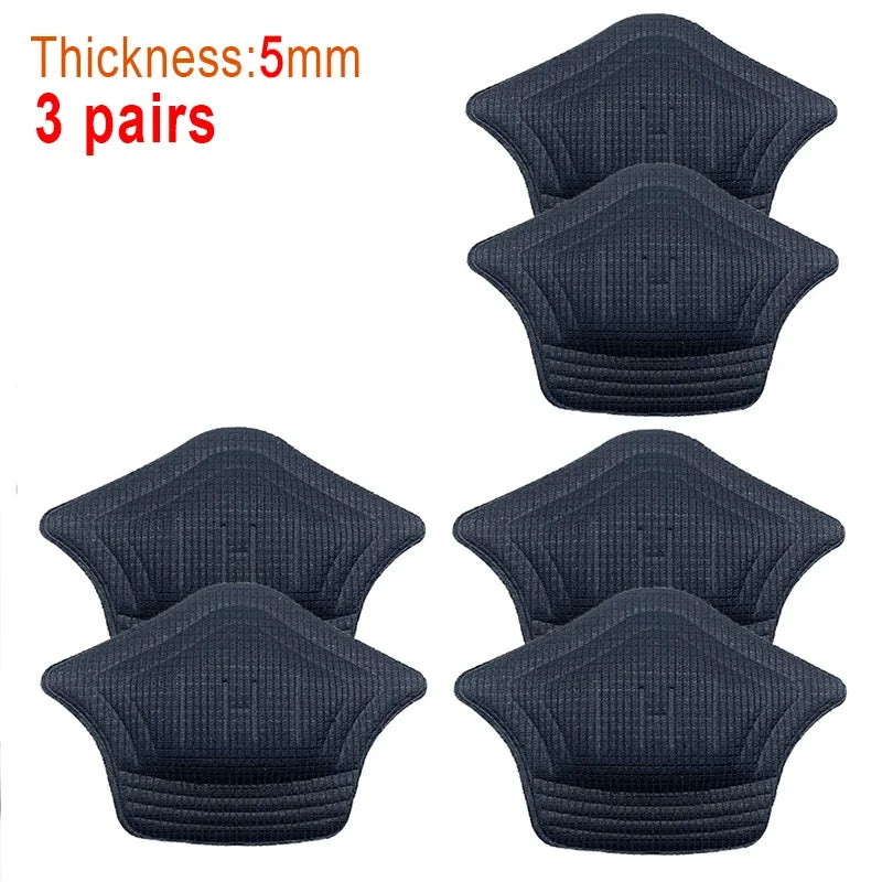 3 Pairs Heel Pads for Shoes – Anti-Wear Insole Patches, Adjustable Back Cushions for Foot Pain & Fit Support