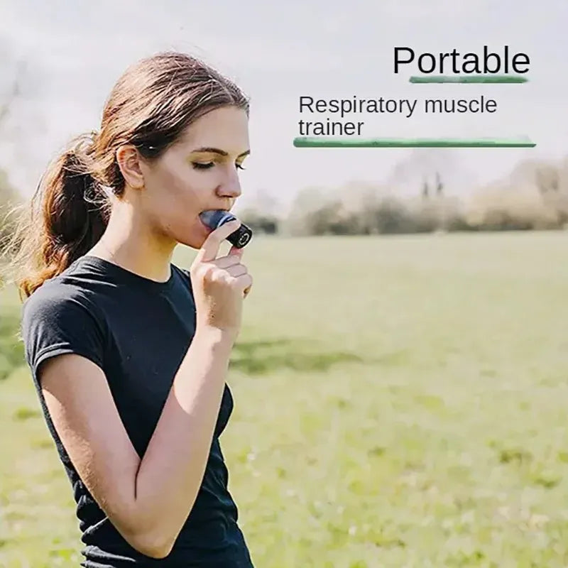 Breathing Exercise Device – Lung Fitness Trainer with Adjustable Resistance for Endurance & Respiratory Strength