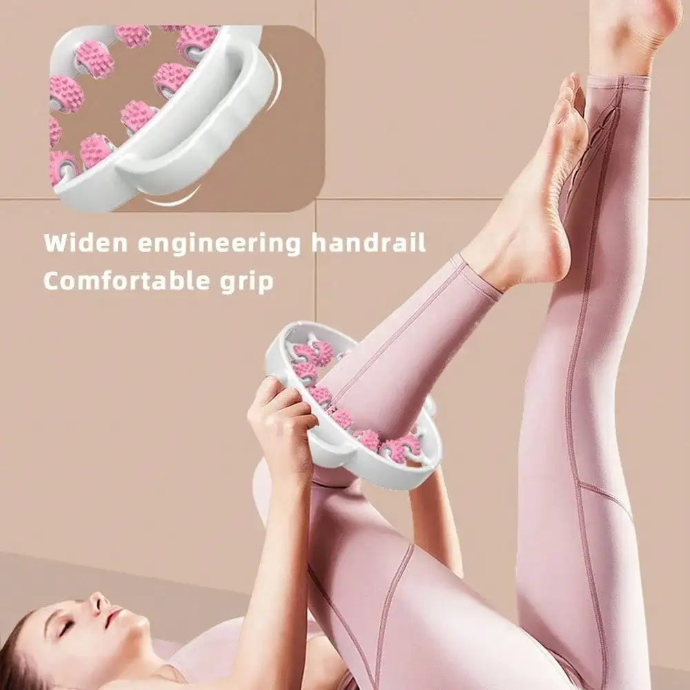 Handheld Leg Massager Roller – Circular Shaping & Muscle Relaxation Tool for Yoga, Fitness & Beauty