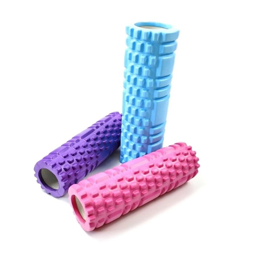 1pc Foam Massage Roller – Hollow Yoga Column for Muscle Massage, Physiotherapy & Sports Rehabilitation