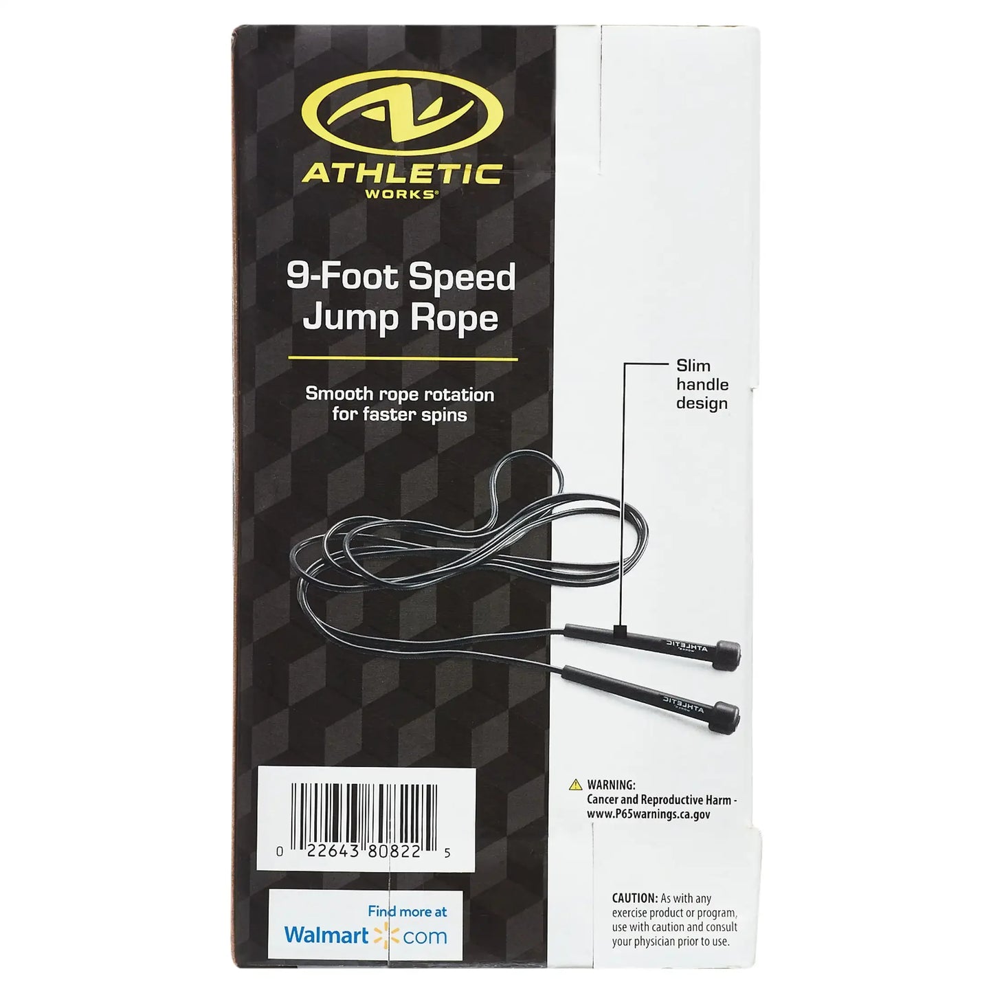 Speed Jump Rope – Lightweight Handles, 9-Foot Adjustable Cable, High-Speed Skipping Rope for Fitness
