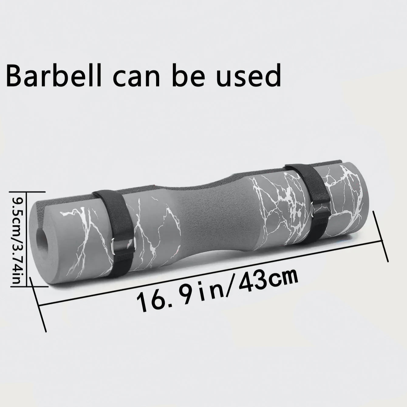 Barbell Pad for Squats & Hip Thrusts – High-Density Foam Sponge Cushion for Back, Lunge & Leg Workouts