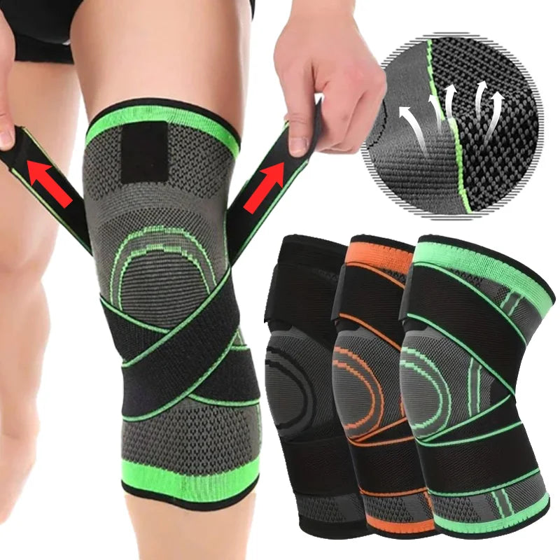 Adjustable Knee Support Brace – Patella Stabilizer for Pain Relief, Running, Hiking, Basketball & Sports
