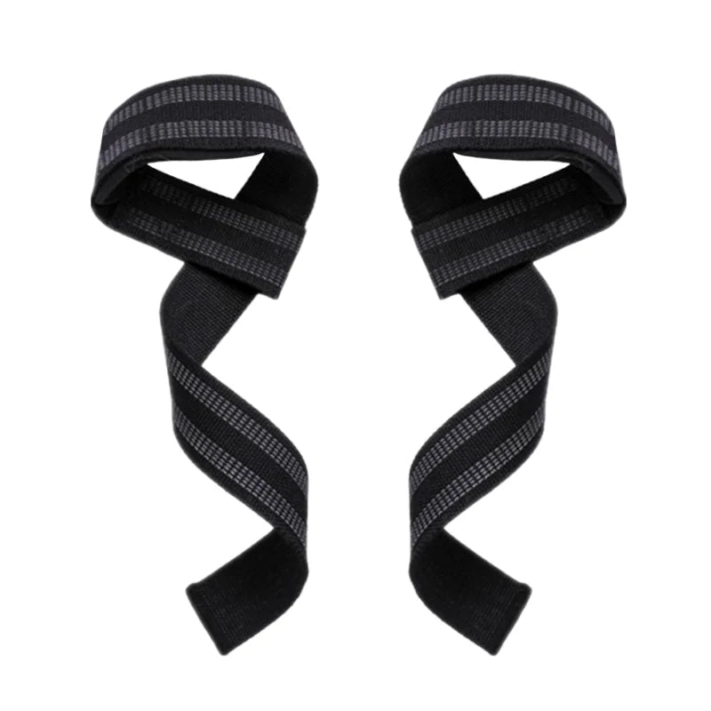 2Pcs Booster Grip Belts – Non-Slip Silicone Deadlift & Pull-Up Straps for Gym, Dumbbell, and Workout Support