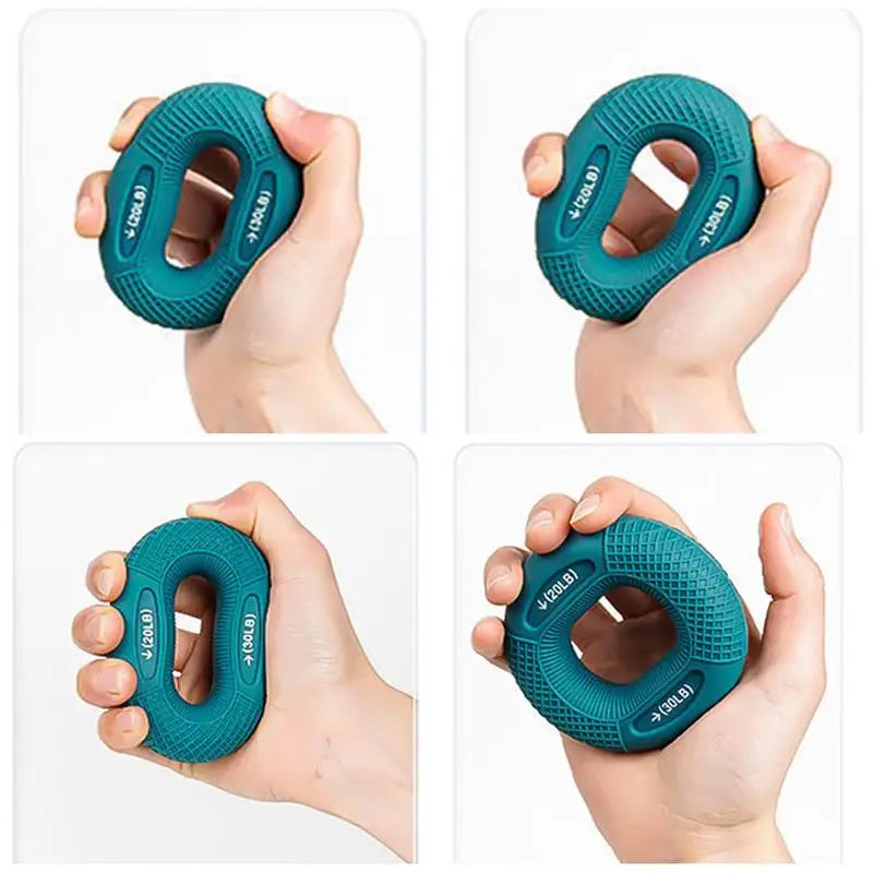 Silicone Finger Gripper Ring – Hand Muscle Strengthener & Wrist Trainer for Grip, Rehab, Carpal Expansion & Fitness Workouts