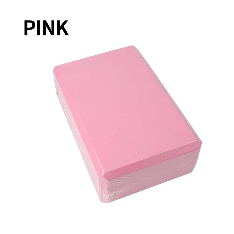 1PC EVA Yoga Block Pilates Brick – Non-Slip Foam Support for Stretching, Balance & Flexibility – Fitness Home Exercise Equipment
